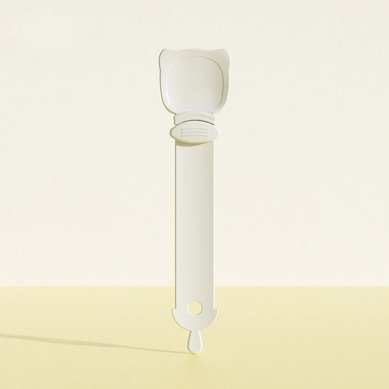 1/3 Pcs Cat Strip Feeder Spoon with Sliding Squeezer