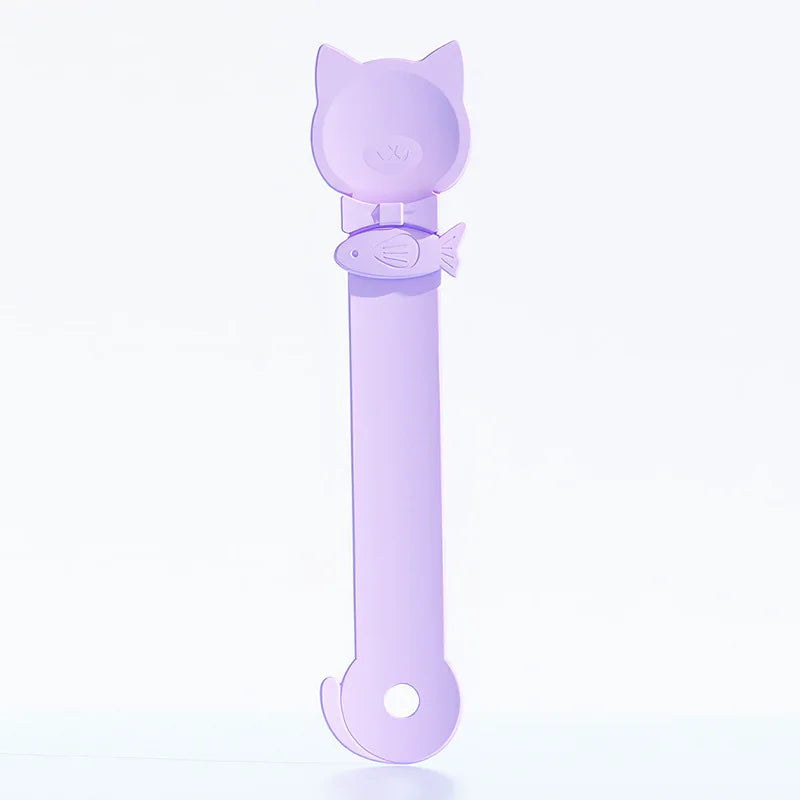 1/3 Pcs Cat Strip Feeder Spoon with Sliding Squeezer