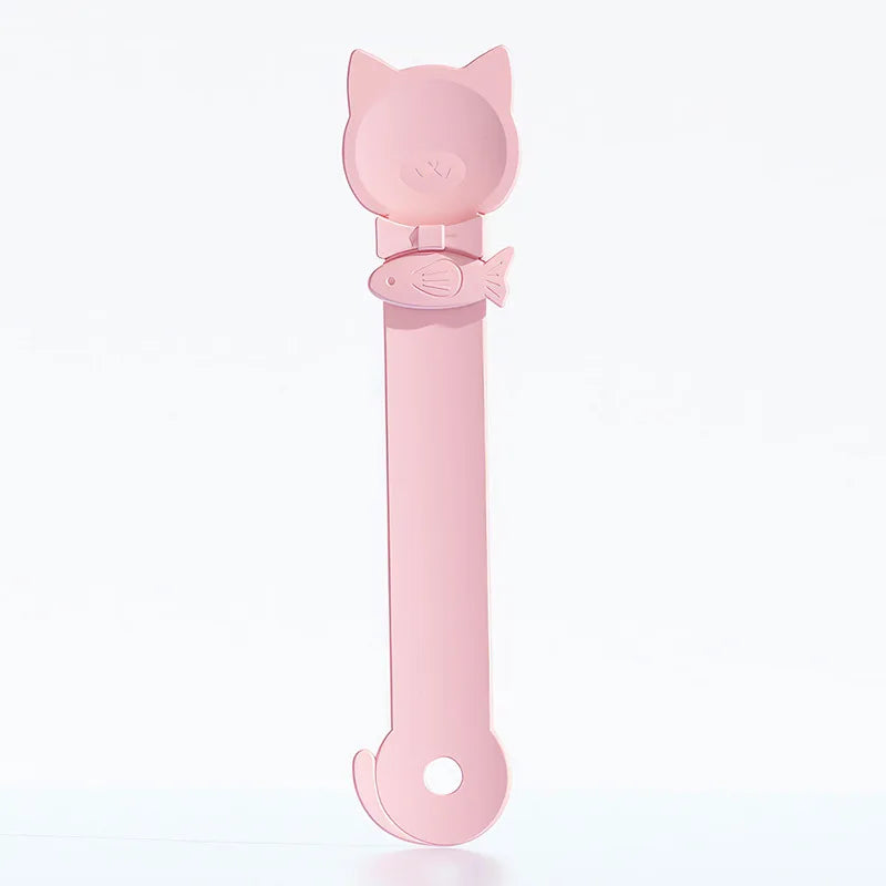 1/3 Pcs Cat Strip Feeder Spoon with Sliding Squeezer