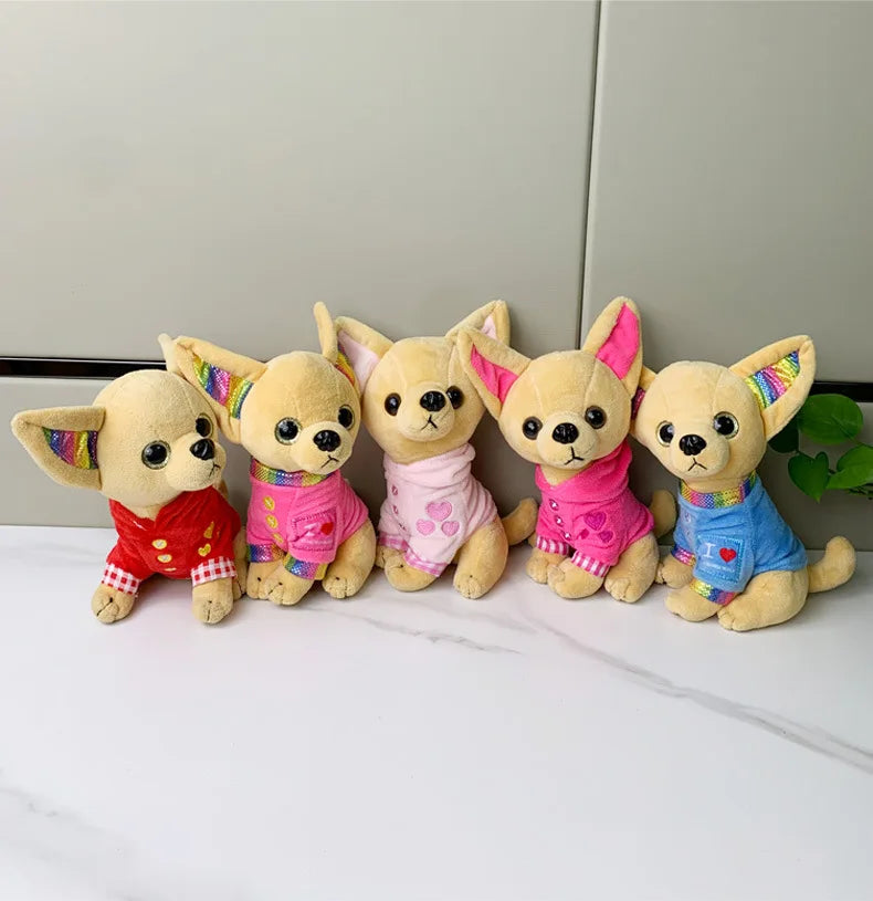 18CM Cute Chihuahua Puppy Plush Soft Toy