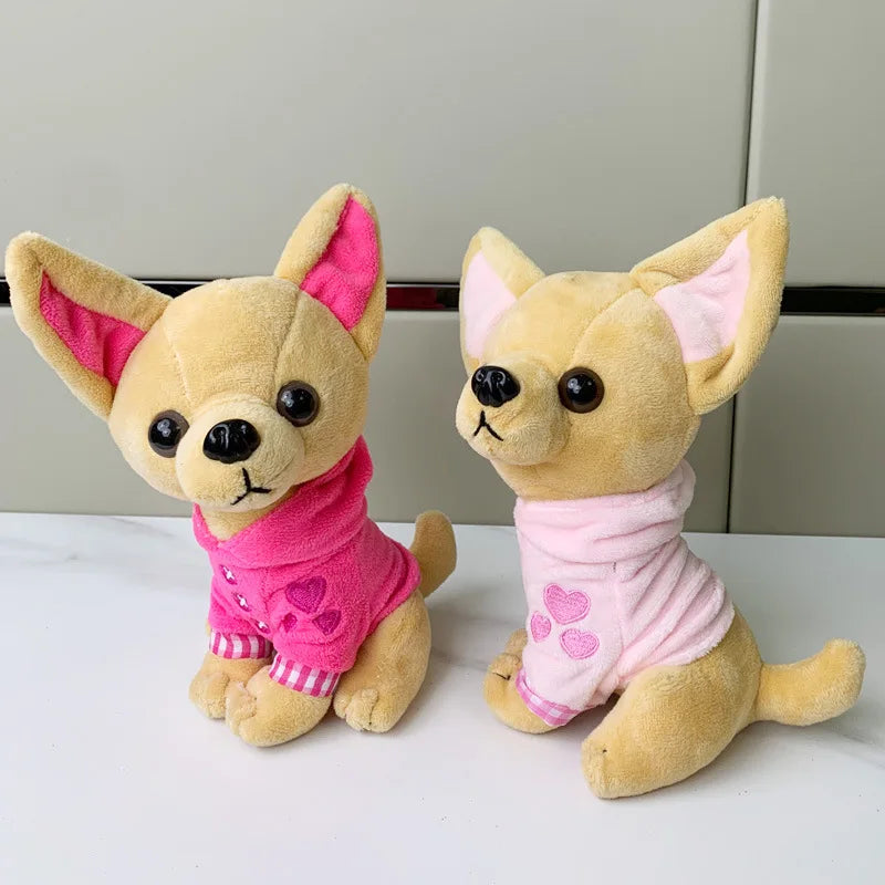 18CM Cute Chihuahua Puppy Plush Soft Toy