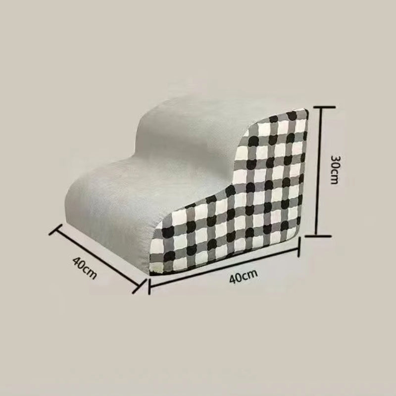 2/3 Steps Portable Non-Slip Foam Ramp Pet Stairs