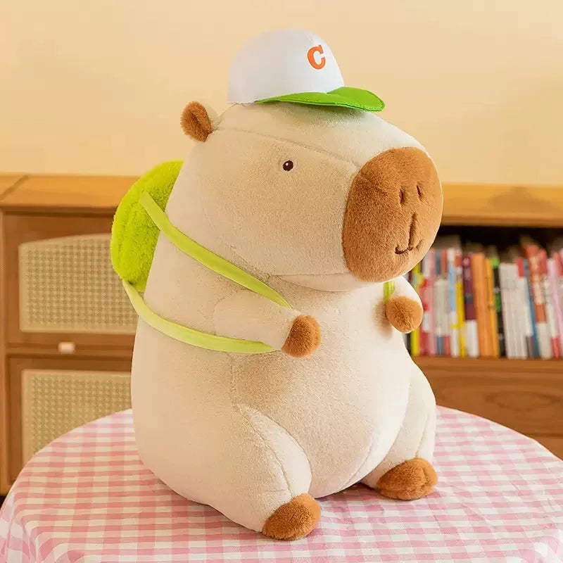 23CM Fluffy Capybara Plushie With Cute Accessories