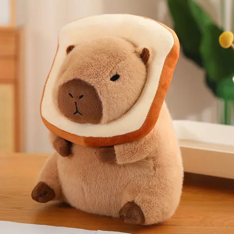 23CM Fluffy Capybara Plushie With Cute Accessories