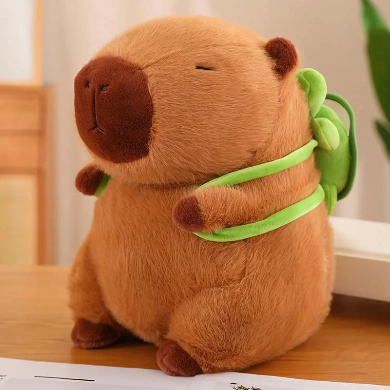 23CM Fluffy Capybara Plushie With Cute Accessories