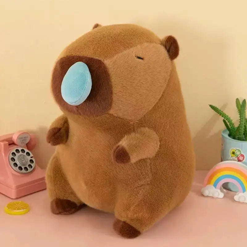 23CM Fluffy Capybara Plushie With Cute Accessories