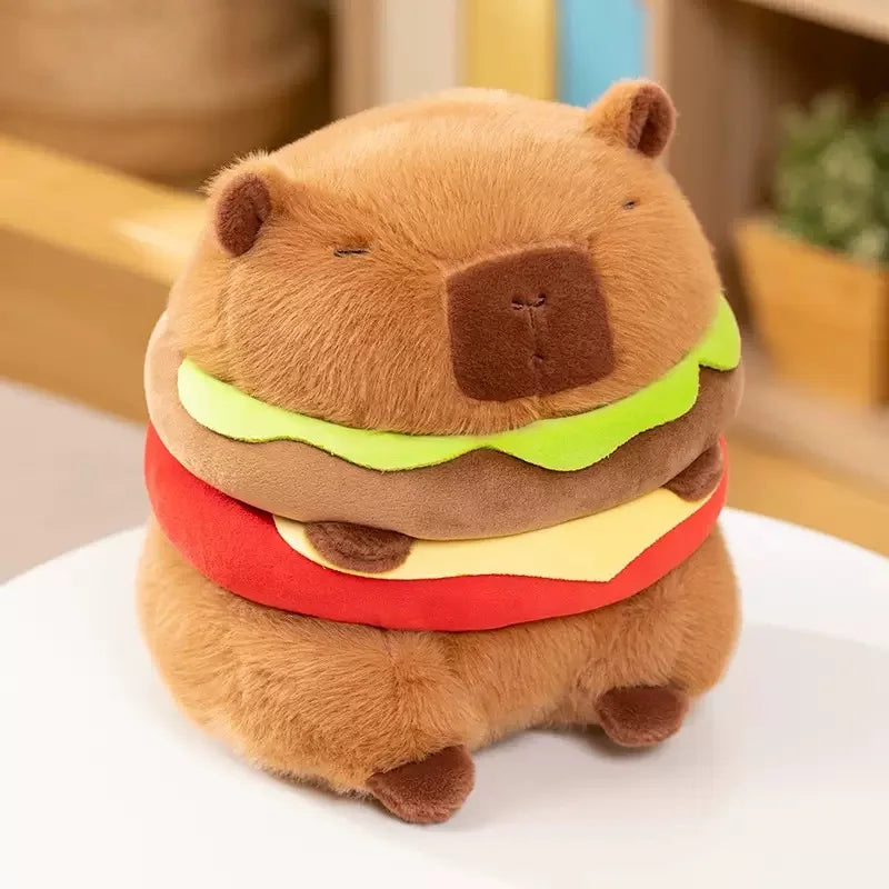 23CM Fluffy Capybara Plushie With Cute Accessories