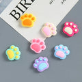 7 Pcs Cute Colorful Cat Paw Fridge Magnet Set
