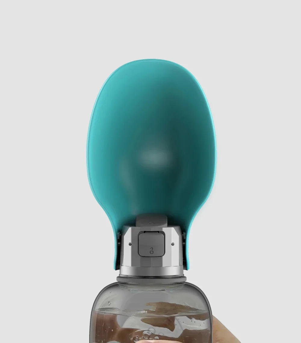 800ML Foldable Portable Pet Water Bottle Bowl
