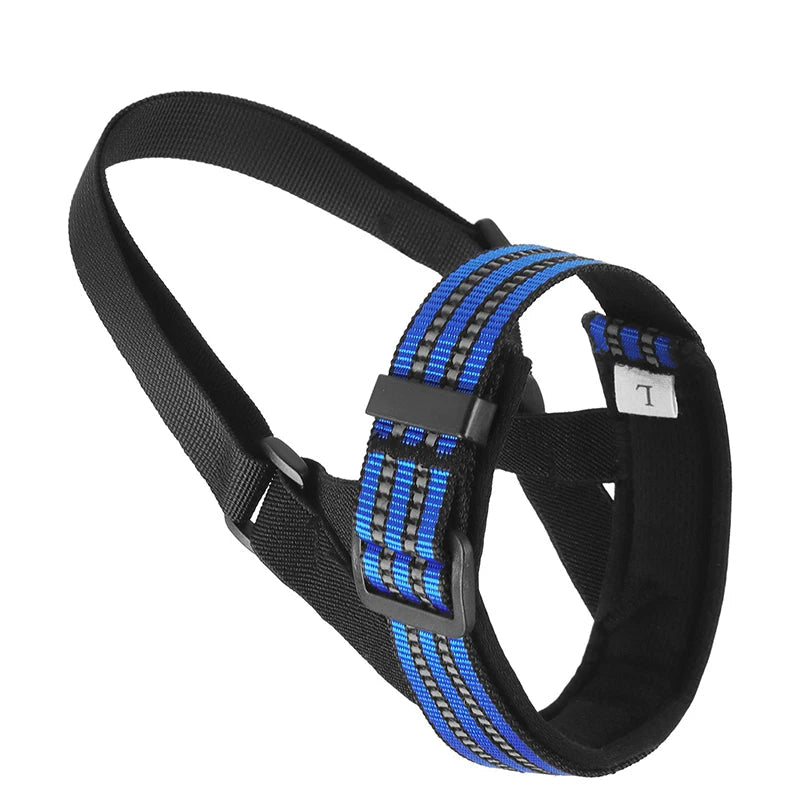 Adjustable Anti-Bark 3M Reflective Dog Training Muzzle