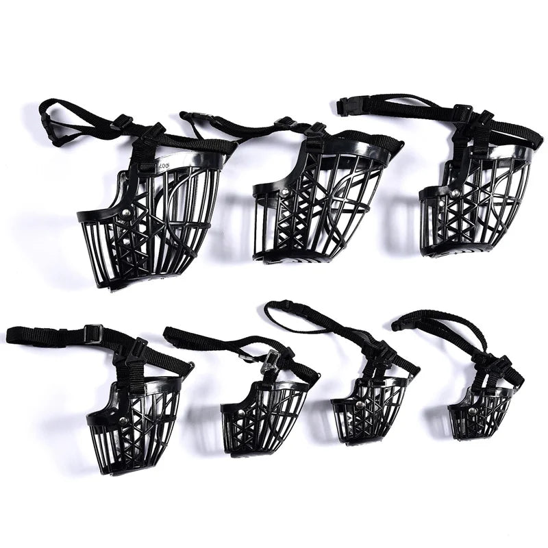 Adjustable Breathable Lightweight Anti-Bite Safety Mouth Guard For Dogs