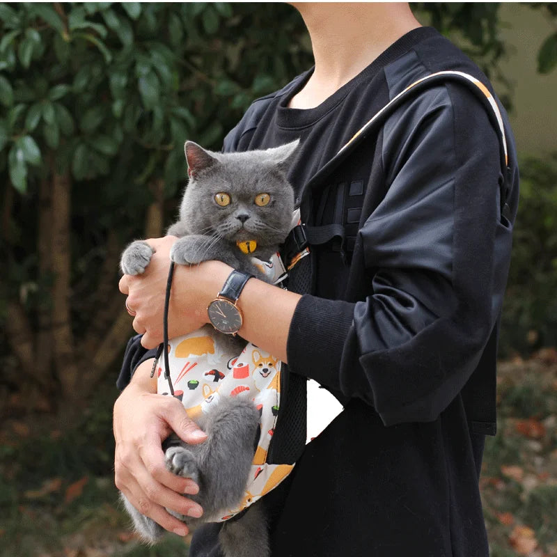 Adjustable Cat and Puppy Travel Carrier Bag
