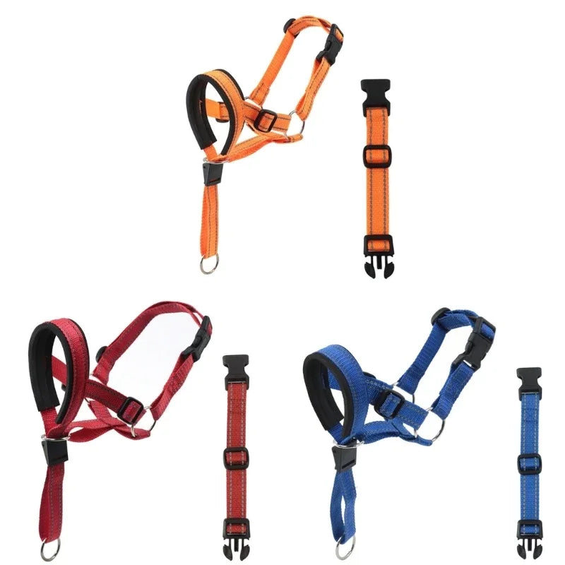 Adjustable Dog Head Collar Training Harness
