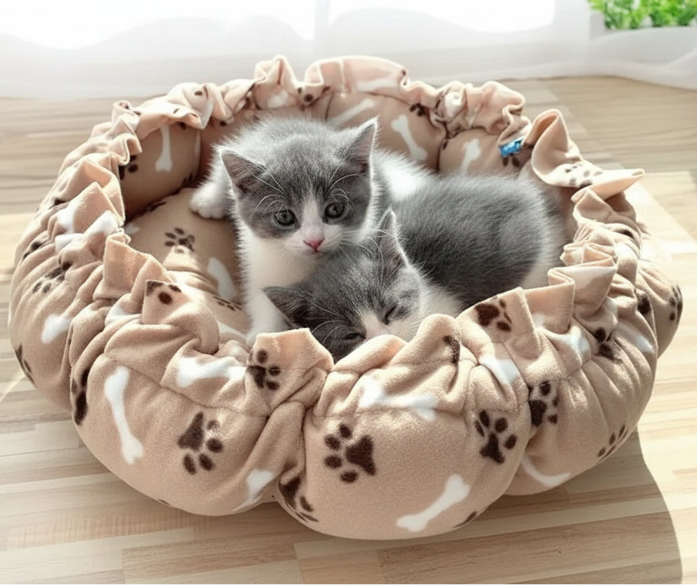 Adjustable Drawstring Pet Nest Bed