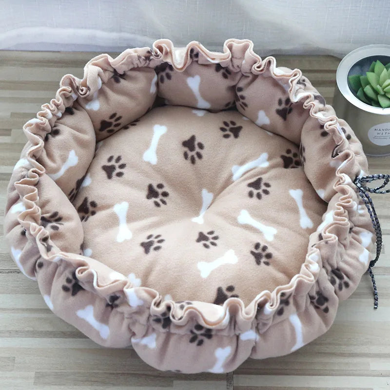 Adjustable Drawstring Pet Nest Bed
