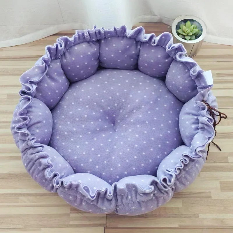 Adjustable Drawstring Pet Nest Bed