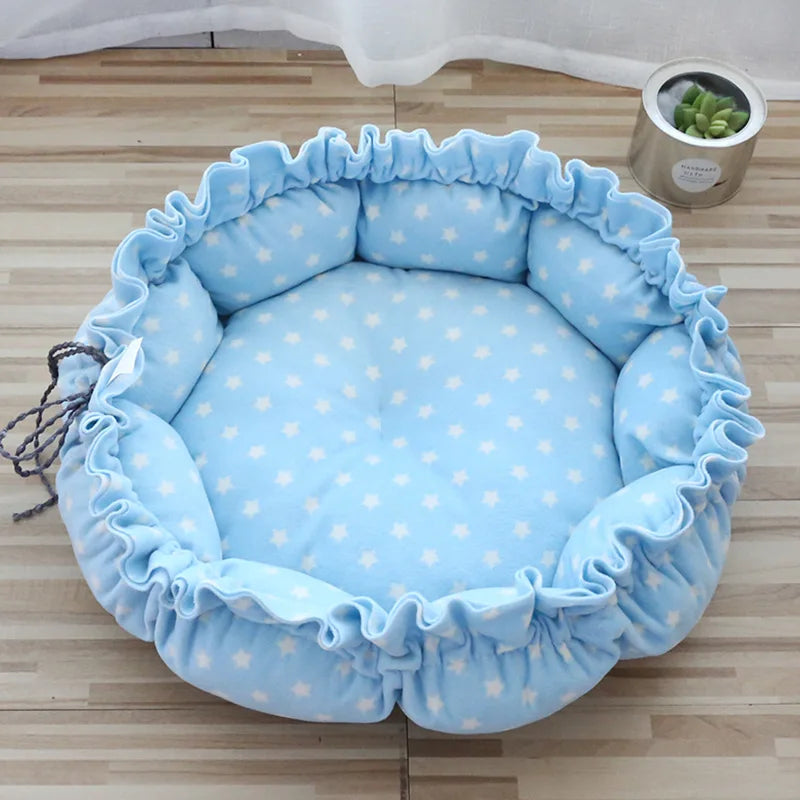 Adjustable Drawstring Pet Nest Bed