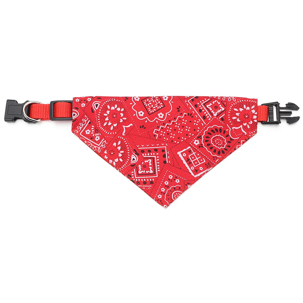 Adjustable Stylish Triangle Bandana Pet Scarf Collar