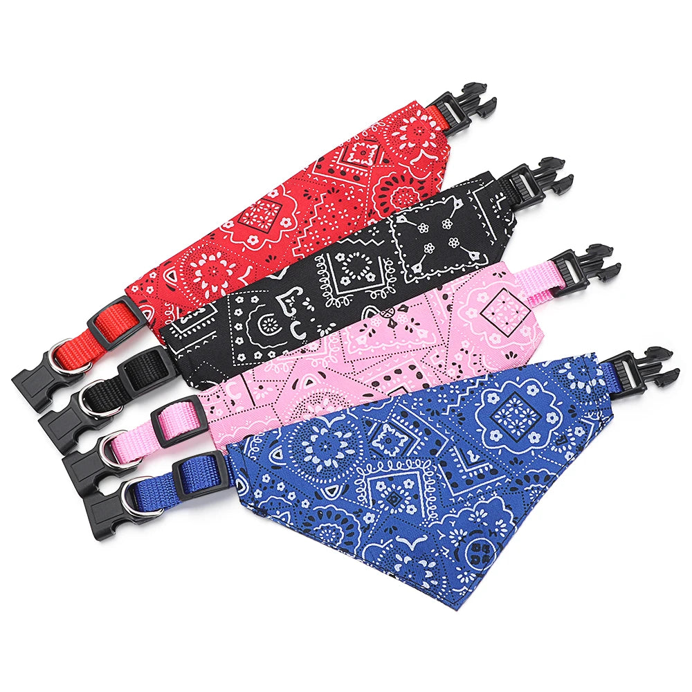 Adjustable Stylish Triangle Bandana Pet Scarf Collar