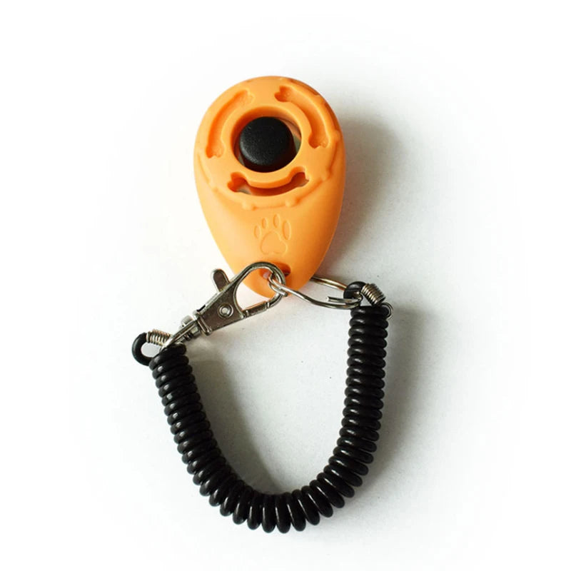 Adjustable Wrist Strap Dog Training Clicker Tool