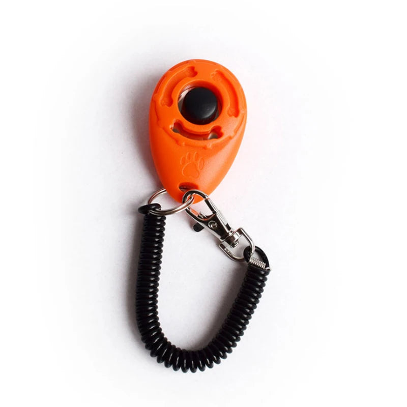 Adjustable Wrist Strap Dog Training Clicker Tool