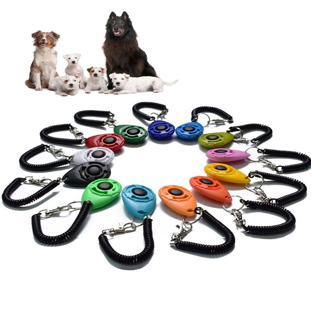 Adjustable Wrist Strap Dog Training Clicker Tool