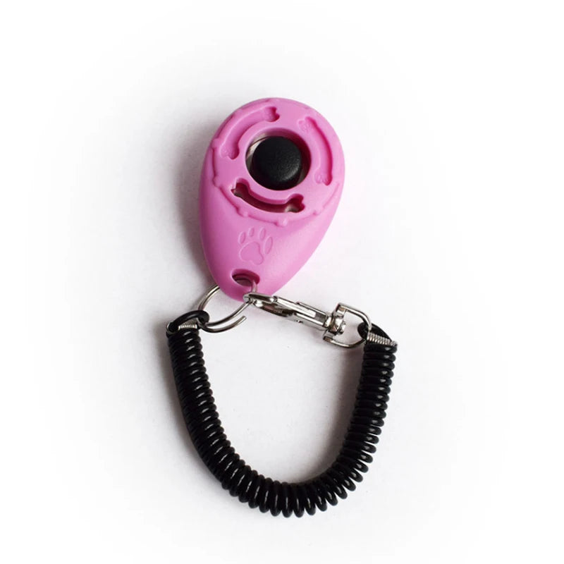 Adjustable Wrist Strap Dog Training Clicker Tool