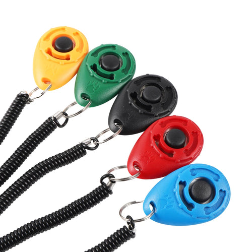 Adjustable Wrist Strap Dog Training Clicker Tool