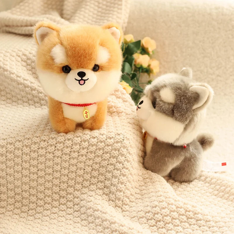 Adorable Realistic Puppy Stuffed Animal Plush