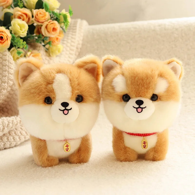 Adorable Realistic Puppy Stuffed Animal Plush