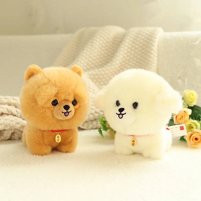 Adorable Realistic Puppy Stuffed Animal Plush