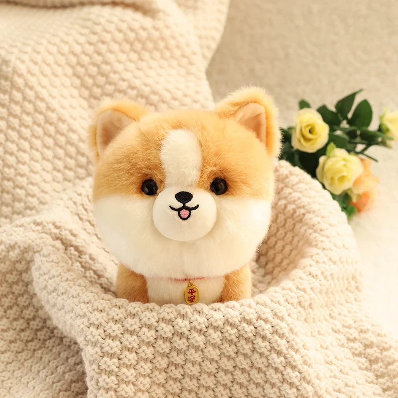Adorable Realistic Puppy Stuffed Animal Plush