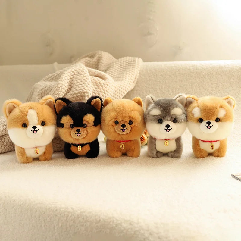 Adorable Realistic Puppy Stuffed Animal Plush