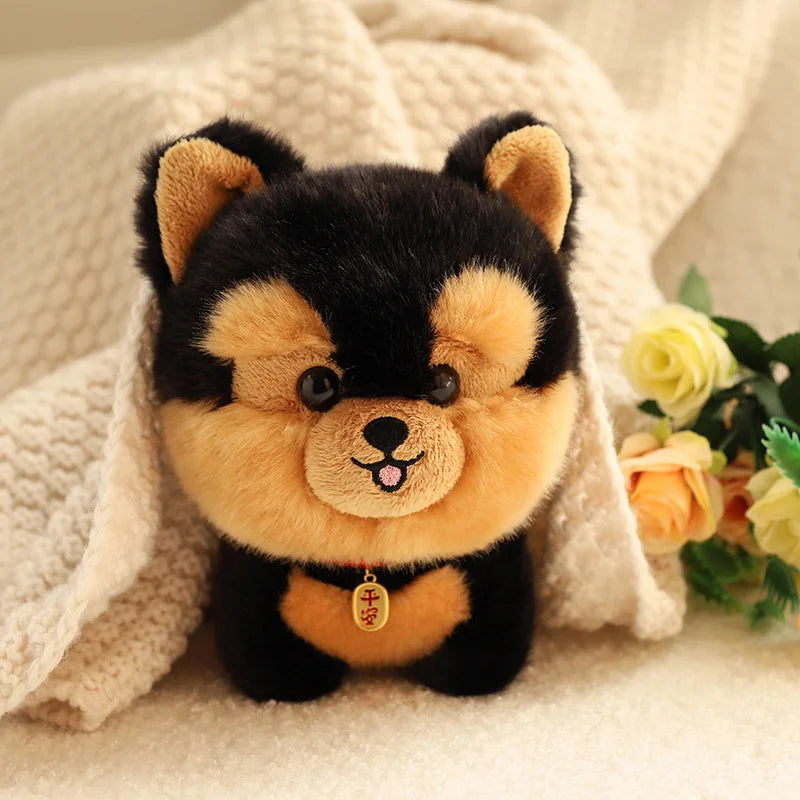 Adorable Realistic Puppy Stuffed Animal Plush