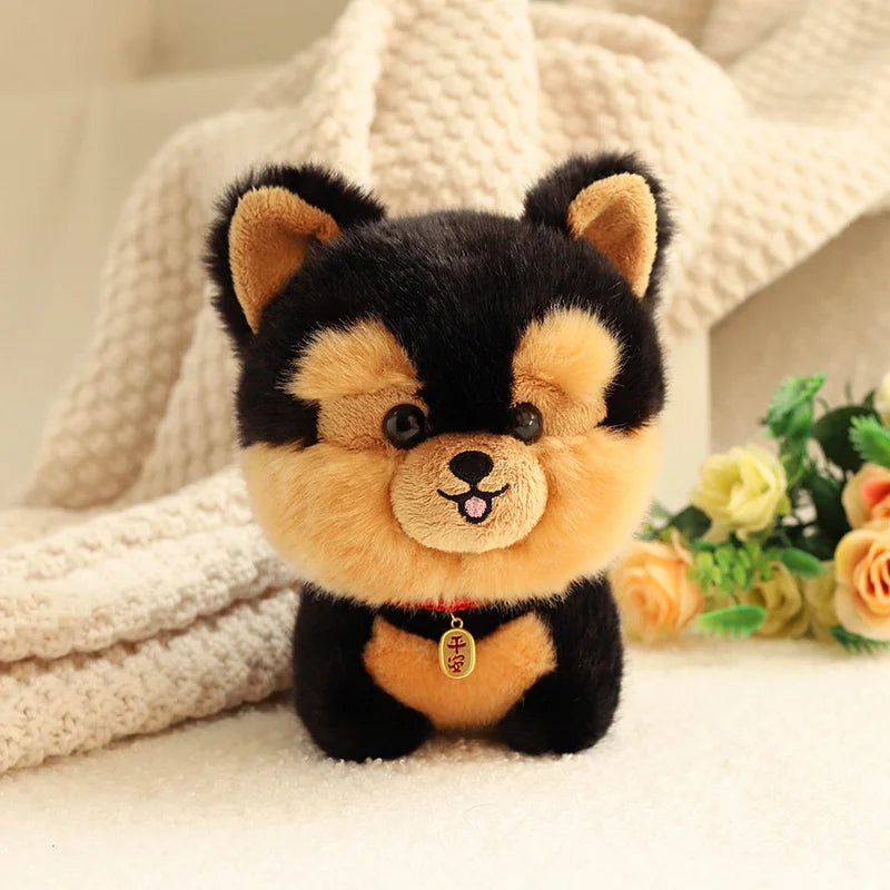 Adorable Realistic Puppy Stuffed Animal Plush