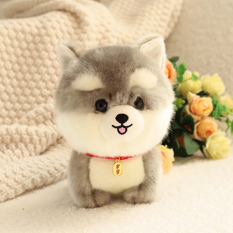 Adorable Realistic Puppy Stuffed Animal Plush
