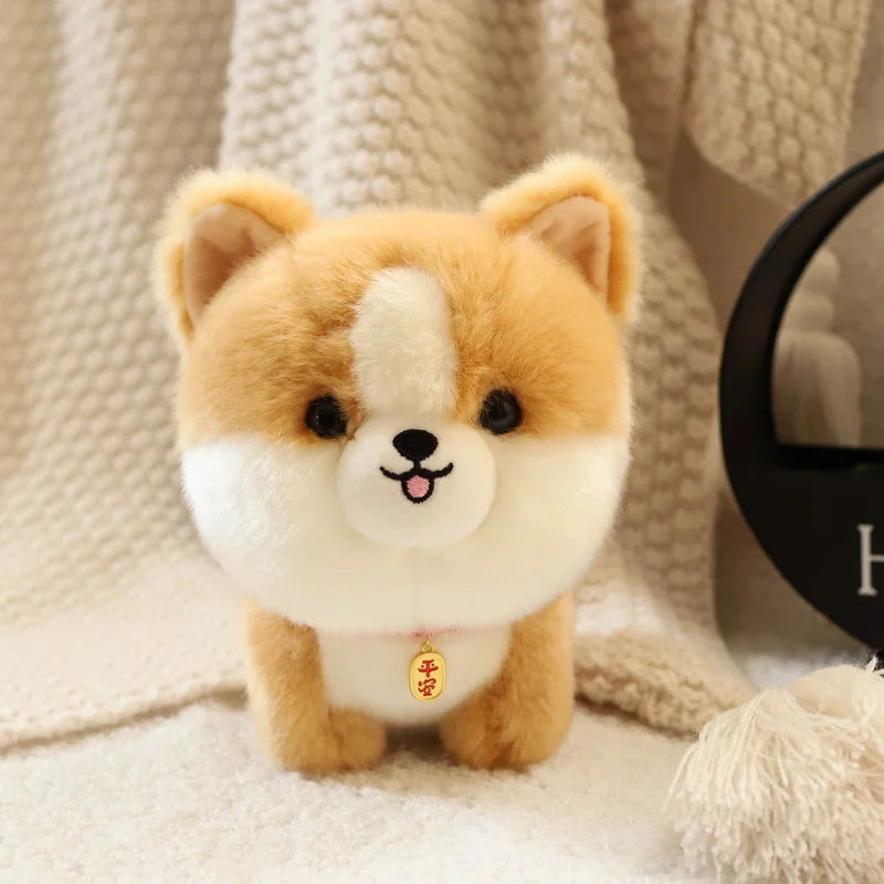 Adorable Realistic Puppy Stuffed Animal Plush