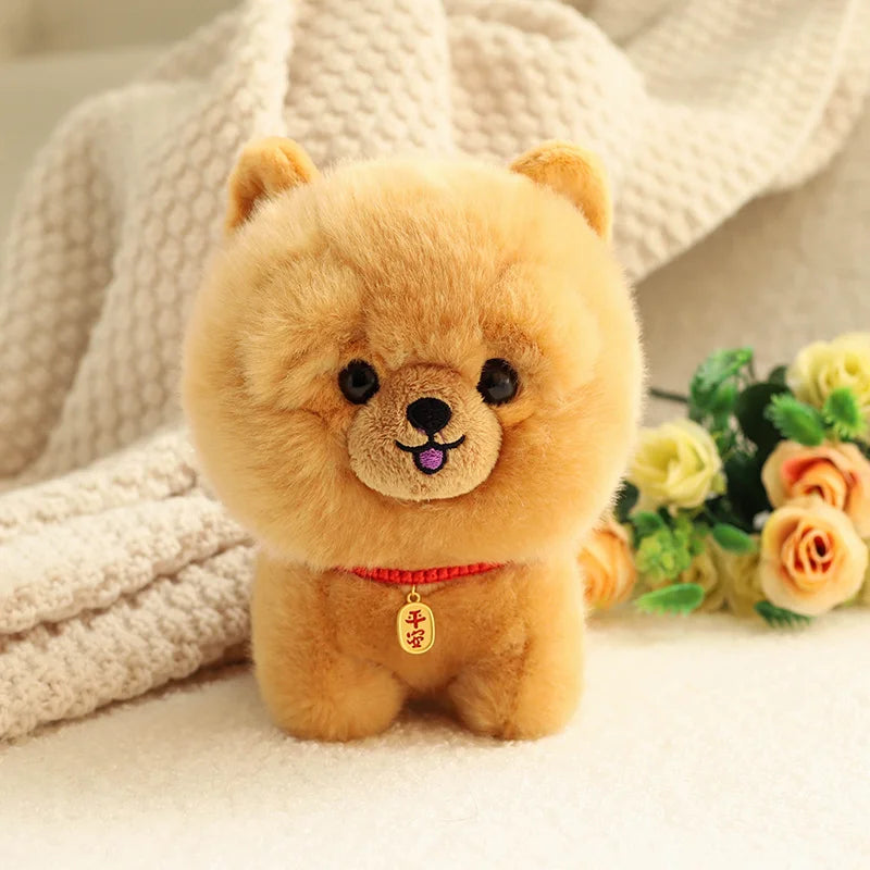 Adorable Realistic Puppy Stuffed Animal Plush