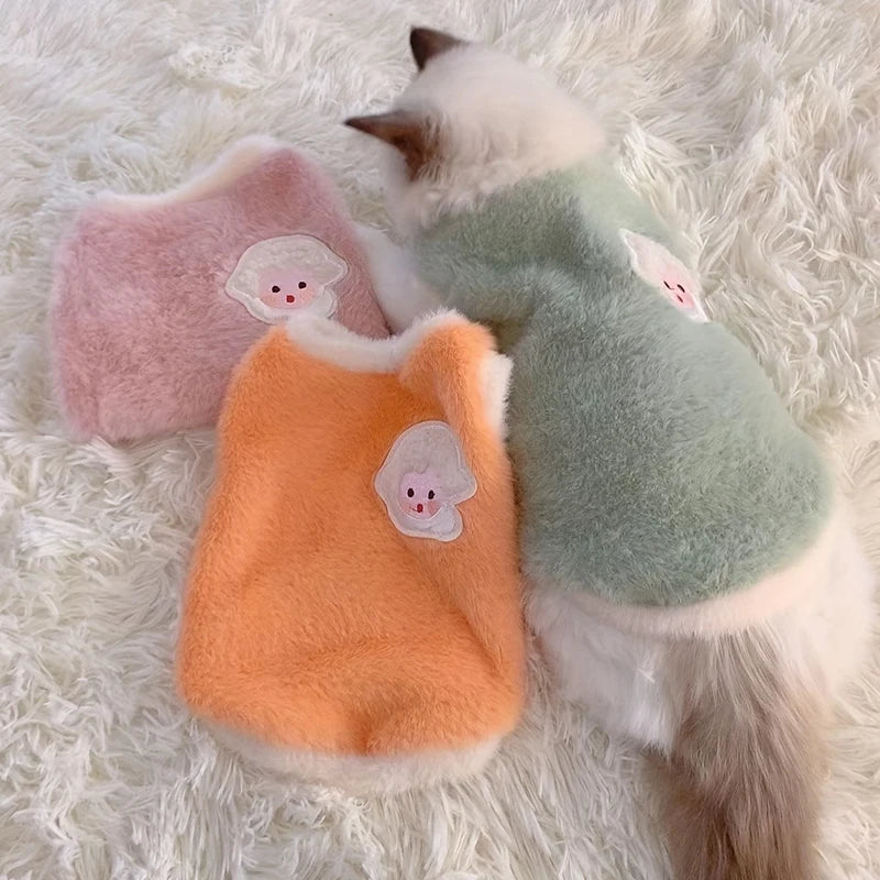 Adorable Sweater Vests for Cats and Puppies