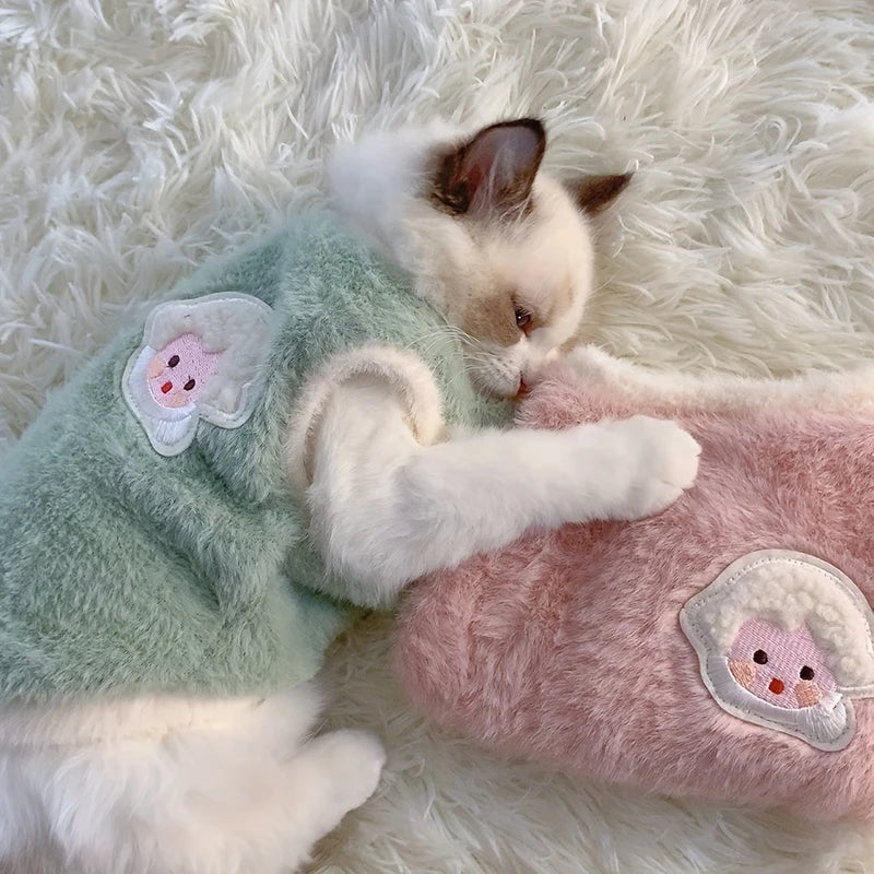 Adorable Sweater Vests for Cats and Puppies