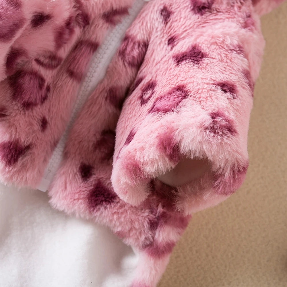 Adorable Warm Fleece Hoodie Jacket for Dogs