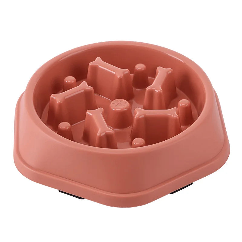 Anti-Choking Non-Slip Maze Design Slow Feeder Pet Bowl