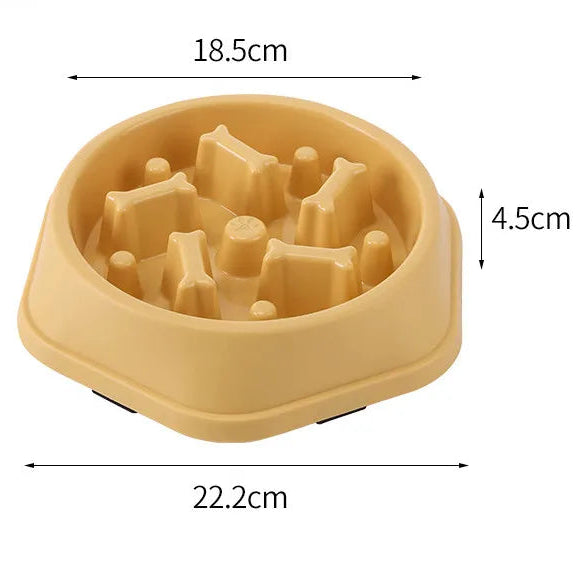 Anti-Choking Non-Slip Maze Design Slow Feeder Pet Bowl
