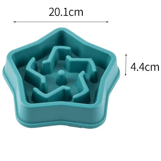 Anti-Choking Non-Slip Maze Design Slow Feeder Pet Bowl