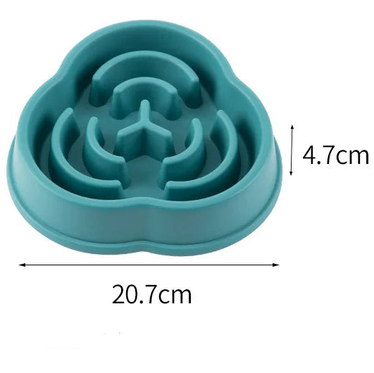 Anti-Choking Non-Slip Maze Design Slow Feeder Pet Bowl