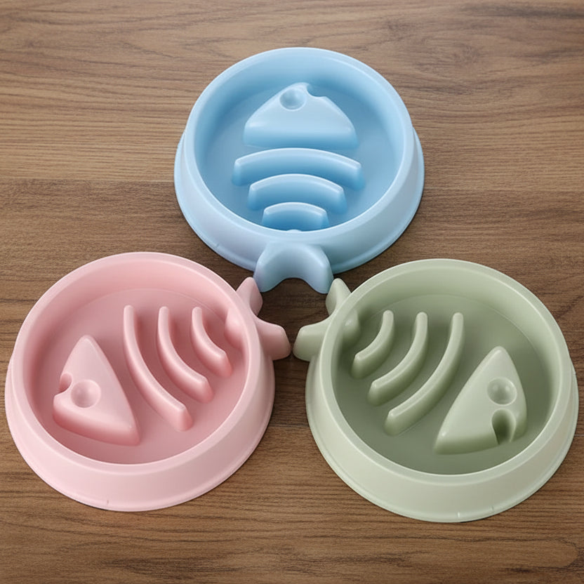 Anti-Choking Non-Slip Maze Design Slow Feeder Pet Bowl