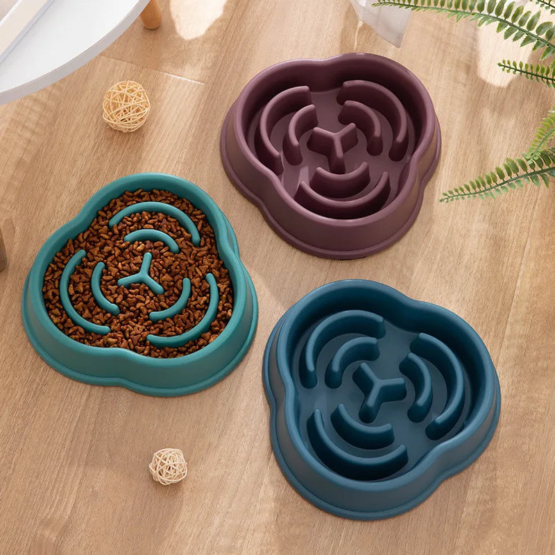Anti-Choking Non-Slip Maze Design Slow Feeder Pet Bowl