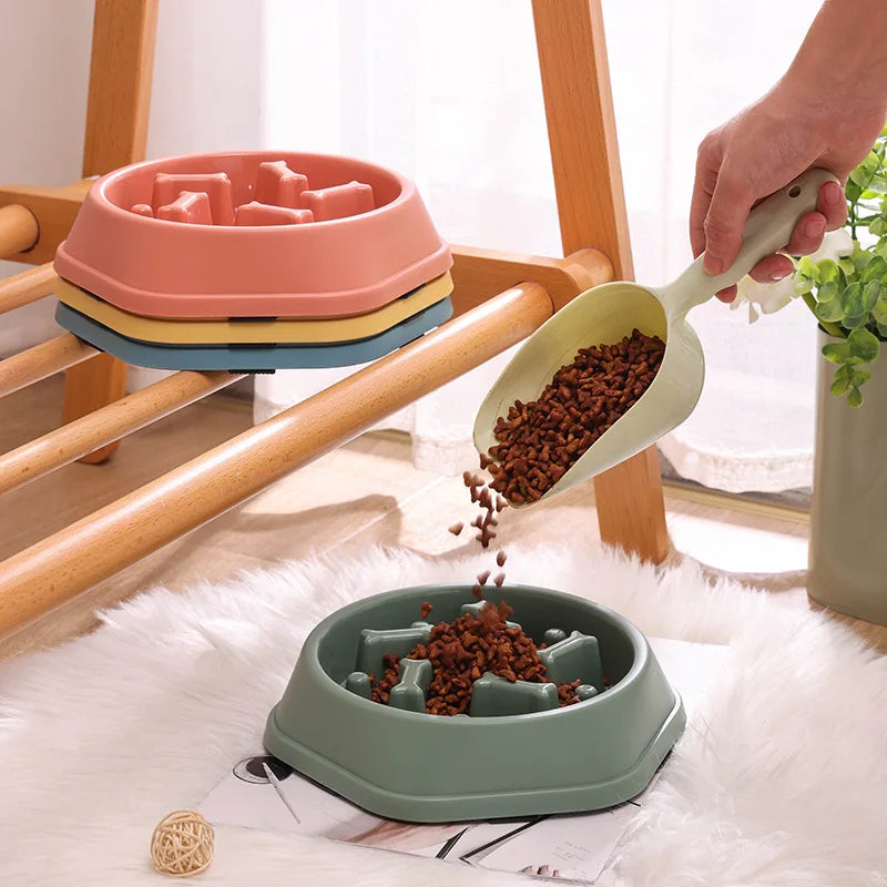 Anti-Choking Non-Slip Maze Design Slow Feeder Pet Bowl