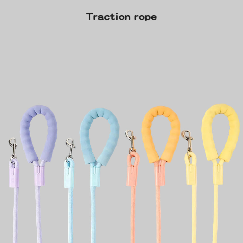 Anti-Tangle Soft Grip Nylon Dog Traction Leash