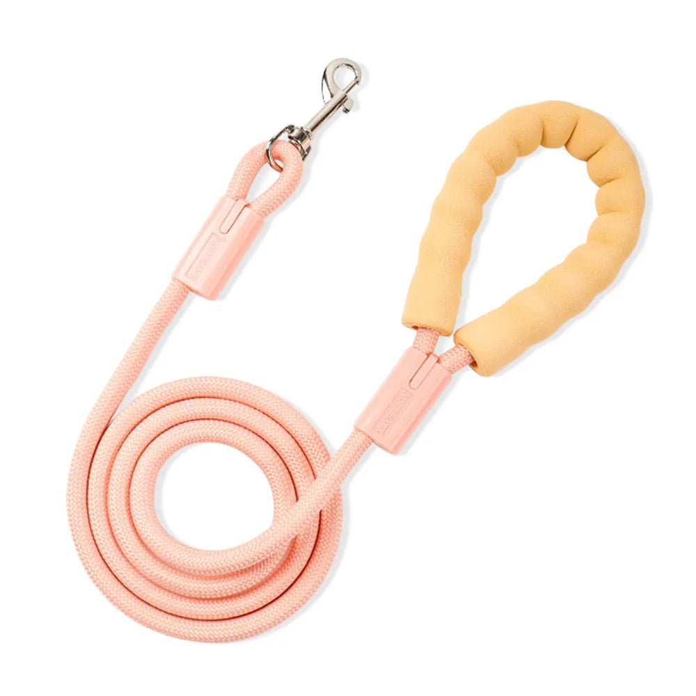 Anti-Tangle Soft Grip Nylon Dog Traction Leash